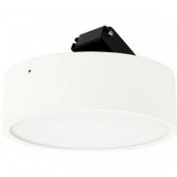 Потолочный накладной светильник ROUND-OUT-05-WH-WW (теплый белый свет, белый корпус),размер:D260хH60мм, в комплекте сдрайверм тока
