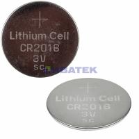 Литиевые Батарейки CR2016    "REXANT" 5  шт   3 V      80 mAh   блистер, упак 5 шт