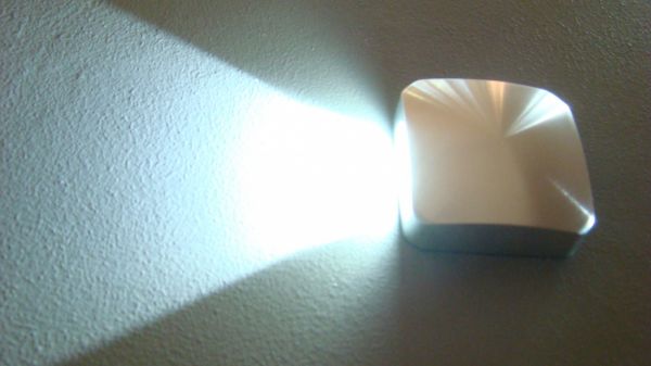 Светодиодный квадратный светильник, встраиваемый в стену, холодный белый оттенок, 1*1W (FS-FL55YJ-S СW)