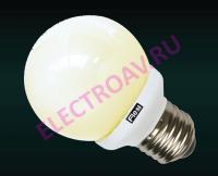 Энергосберегающая лампа Flesi globe 11W E27 220V 2700K 95*60  G60E2711W 2700K шар  (100шт/кор)