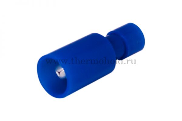 Разъем штекерный полностью изолированный штекер 4 мм 1.5-2.5 мм² (РШПи-п 2.5-4/РШИп 2-5-4) синий REX