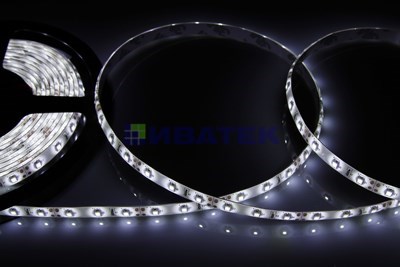 LED лента силикон, 8мм, IP65, SMD 2835, 60 LED/m, 12V, белая