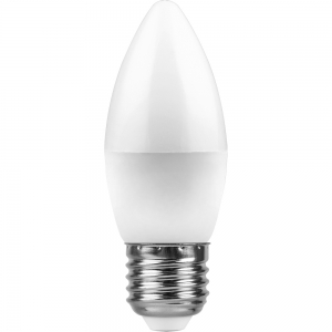 Лампа светодиодная  C35/C37, LB-97 (7W) 230V E27 4000K свеча