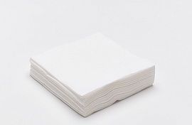 Салфетки бумажные однослойные Бумага Белый 20х20 см, 100 шт/упк , арт.03-773
