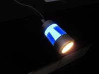 Cndiao WW Blue glass (С ДРАЙВЕРМ В КОМПЛЕКТЕ) Светодиодный светильник подвесной, теплый белый оттенок, синее стекло, 4*1W CREE XP-E, 220V/4W, 50-60Hz,