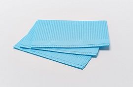 Салфетки бумажные непромокаемые Бумага Голубой 33х45 см, 500 шт/упк , арт.03-896