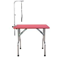 Стол для груминга Toex 120х60хН68 см складной FT-813 розовый, арт. FT-813Pink