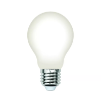 LED-A60-6W/3000K/E27/FR/SLF Лампа светодиодная. Форма "A", матовая. Теплый белый свет (3000K). ТМ Volpe