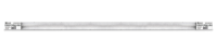 Светильник герметичный под светодиодную лампу ССП-458 1xLED-Т8-1200 G13 IP65 1276х60х55мм IN HOME