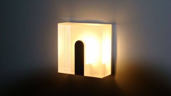 Светодиодный светильник накладной, теплый белый оттенок, 2*1.5W CREE XP-E, 220V/3W, 50-60Hz, 100-240 (FS-Nirit-s WW)