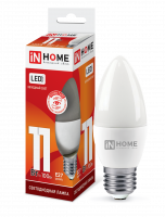 Лампа светодиодная LED-СВЕЧА-VC 11Вт 230В Е27 6500К 1050Лм IN HOME