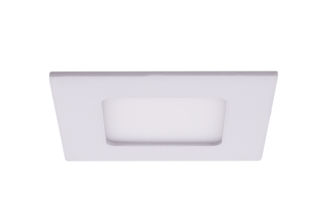 Светильник светодиодный потолочный встраиваемый PL, Белый, Пластик + алюминий, Теплый белый (2700-3000K), 3Вт, IP20, 00-00002414