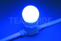 Светодиодная лампа для белт-лайт, 2 Вт, d=45 мм, синяя