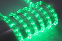 LED-DL-2W-100M-2M-240V-G- Flash (каждый 6-ой), зеленый,13мм, (2м), , м
