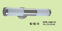 NFB-0061/2 Светильник 19*13*51 см, IP 55. энергосберегающая лампа 15W, 220V, Сталь, белый пластик. Б/лампы