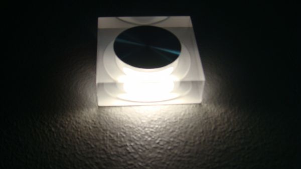 Светодиодный квадратный светильник, встраиваемый в стену, теплый белый оттенок, 1*1W (FS-FL55SH-SP WW)