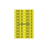 Изображение Наклейка знак электробезопасности «380 В» 15х50 мм REXANT (20шт на листе), уп 100шт  интернет магазин Иватек ivatec.ru
