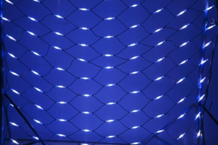 Изображение Гирлянда "Сеть" 2x3м, белый КАУЧУК, 432 LED Белые/Синие  интернет магазин Иватек ivatec.ru