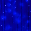 Изображение 01-028 Гирлянда Занавес 1 x 9 м Синий, 900 LED, Провод Черный ПВХ, IP54  интернет магазин Иватек ivatec.ru