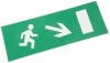 Изображение Наклейка для аварийного светильника  "Направление к эвакуационному выходу направо вниз" REXANT  интернет магазин Иватек ivatec.ru