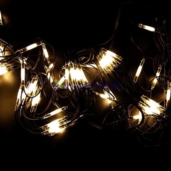 Гирлянда новогодняя - сеть мигающая (чейзинг) LED 2*3м (432 диода), КАУЧУК, Белые диоды