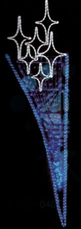 Изображение LED консоли металлический каркас 1,5м сине-белый 220В IP54, цвет: синие-белый  интернет магазин Иватек ivatec.ru