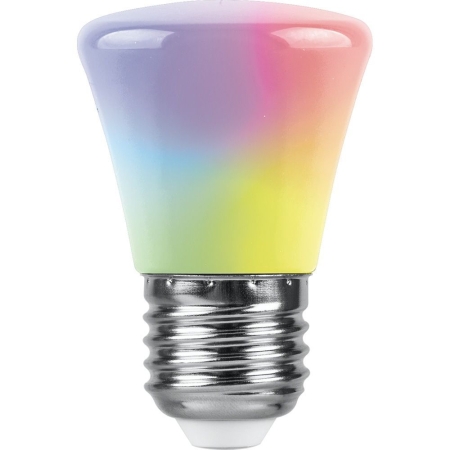 Изображение Лампа светодиодная,  (1W) 230V E27 RGB C45, LB-372  матовый быстрая смена цвета  интернет магазин Иватек ivatec.ru