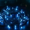 Изображение Гирлянда "Твинкл Лайт" 10 м, темно-зеленый ПВХ, 80 LED, цвет: Синий  интернет магазин Иватек ivatec.ru