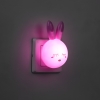 Изображение Ночник с вилкой, FN1168 4LED 0.5W 220V светильник-ночник "зайчик" розовый  интернет магазин Иватек ivatec.ru
