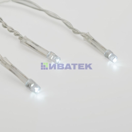 Изображение Гирлянда "Твинкл Лайт" 6 м, прозрачный ПВХ, 40 LED, цвет Белый  интернет магазин Иватек ivatec.ru