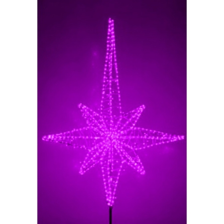 Изображение Макушка "Роза ветров", для ели 6-12м Цвет фиолетовый  интернет магазин Иватек ivatec.ru