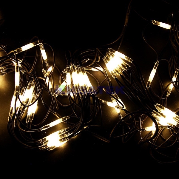 Гирлянда новогодняя - сеть мигающая (чейзинг) LED 2*3м (432 диода), КАУЧУК, Тепло-Белые диоды
