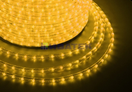 Изображение Дюралайт LED, эффект мерцания (2W) - желтый, 36 LED/м, бухта 100м  интернет магазин Иватек ivatec.ru