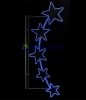 Изображение 13-511 Светодиодная консоль "Пять звезд" 90x200 синий (24V)  интернет магазин Иватек ivatec.ru