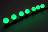 Изображение Лампа для бетл-лайт LED G45-E27-230V-R зеленая, пластик, D45, потребляемая мощность 1.2Вт  интернет магазин Иватек ivatec.ru