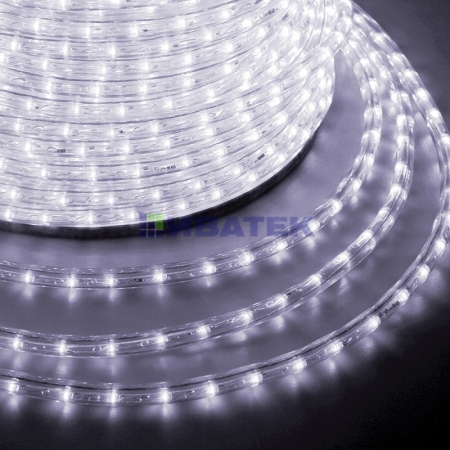Изображение Дюралайт LED, постоянное свечение (2W) - белый, 24 LED/м ?10мм, бухта 100м  интернет магазин Иватек ivatec.ru