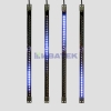 Изображение Сосулька светодиодная 50 см, 9,5V, двухсторонняя, 32х2 LED, корпус черный, цвет синий  интернет магазин Иватек ivatec.ru