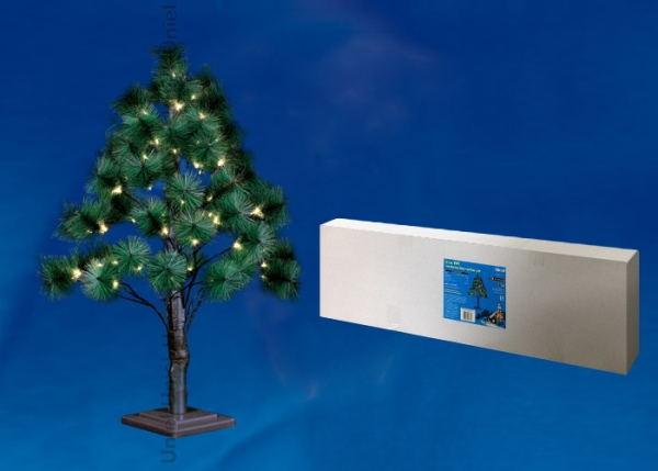 ULD-T5090-056/SBA WARM WHITE IP20 PINE Дерево светодиодное "Сосна", 90 см. 56 светодиодов. Теплый белый свет. Провод черный. TM Uniel.