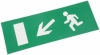Изображение Наклейка для аварийного светильника  "Направление к эвакуационному выходу налево вниз" REXANT  интернет магазин Иватек ivatec.ru