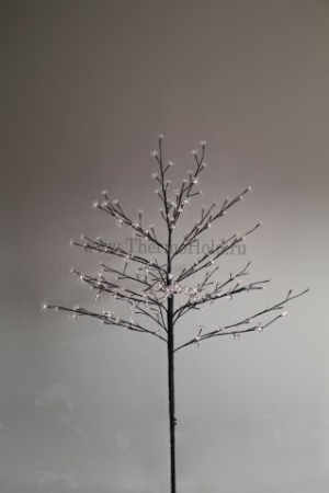 Изображение Дерево комнатное "Сакура", коричневый цвет ствола и веток, высота 1.2 метра, 80 светодиодов белого ц  интернет магазин Иватек ivatec.ru