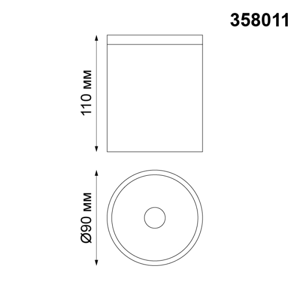 358011 NT19 166 темно-серый Ландшафтный светильник IP65 LED 3000К 6W 220V TUMBLER