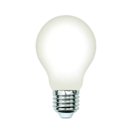 Изображение LED-A60-6W/3000K/E27/FR/SLF Лампа светодиодная. Форма "A", матовая. Теплый белый свет (3000K). ТМ Volpe  интернет магазин Иватек ivatec.ru