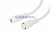 Изображение Соединительный кабель (3pin) герметичный (IP67) 3х0.5мм²  белый  REXANT  интернет магазин Иватек ivatec.ru
