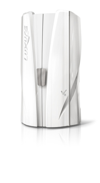 Вертикальный солярий Luxura V6 42 XL Intensive + Audio MP3, арт. крист-белый (new)