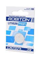 Элемент питания ROBITON PROFI R-CR2025-BL1 CR2025 BL1