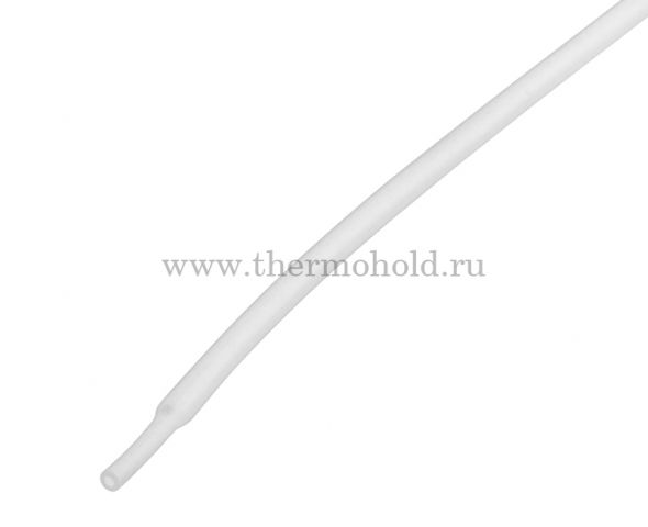 Термоусаживаемая трубка REXANT 1,5/0,75 мм, белая, упаковка 50 шт. по 1 м