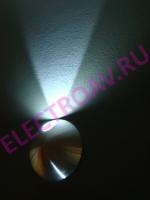 FL55JJ CW (С ДРАЙВЕРМ В КОМПЛЕКТЕ) Светодиодный круглый светильник, встраиваемый в стену,  холодный белый оттенок, 1*1W OSRAM, 220V/1W, 50-60Hz, 100-2