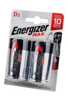 Элемент питания Energizer MAX LR20 BL2 арт.17619 (12 шт.)