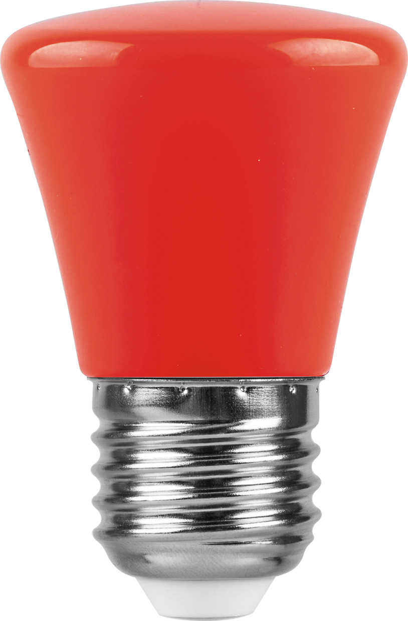 Изображение Лампа светодиодная декоративная (для гирлянд), LB-372 (1W) 230V E27 красный Колокольчик для белт лайта  интернет магазин Иватек ivatec.ru