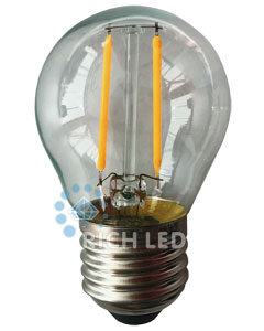 Лампа Ø45 мм для Белт-лайта Филаментная, Цоколь E27, Тепло-Белая, 2Вт